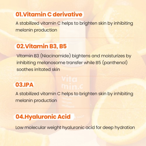 Vitamin Brightening Serum - Brightening Reduce Hyperpigmentation & Acne Scar Travel Size Serum